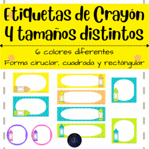 etiquetas para la clase, nombres | etiquetas de mesa diferentes tamaños