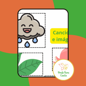 Una nube - Vuelta canela (recortable)