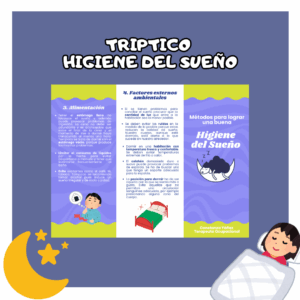 Tríptico Higiene del sueño