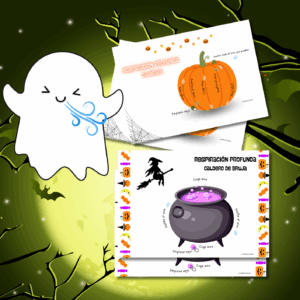 RESPIRACIÓN CONSCIENTE| Actividad Temática de Halloween | Mindfulness para Niños (6-12 años)