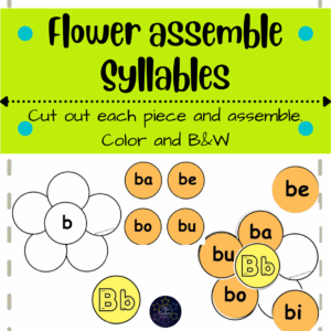 sílabas actividades de lectoescritura |juego de sílabas de todas las consonantes