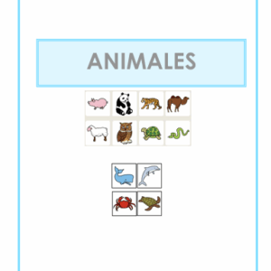 Carpeta Teacch Animales (pareo de imágenes)