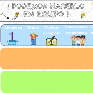 Tablero ¡Podemos hacerlo en equipo!