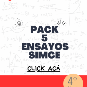 Pack 5 ensayos SIMCE Matemática