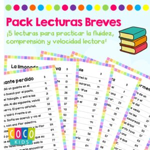 Pack Lecturas Breves Velocidad Lectora