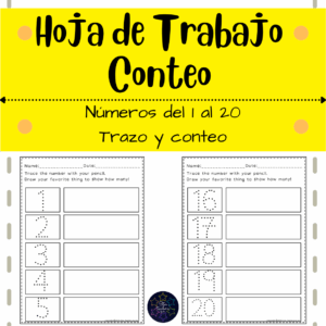 números del 0 al 20 | conteo | numeración | práctica de números | identificación de números