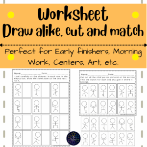 Hojas de trabajo para el trabajo matutino de preescolar y kínder, también adecuadas para primer y segundo grado