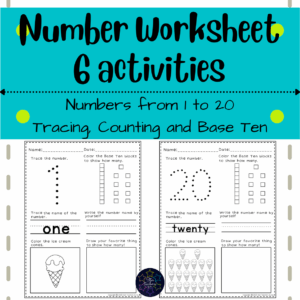 números del 0 al 20 | conteo | numeración | práctica de números | identificación de números
