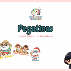 Pegatinas Navideñas — Versión Verano