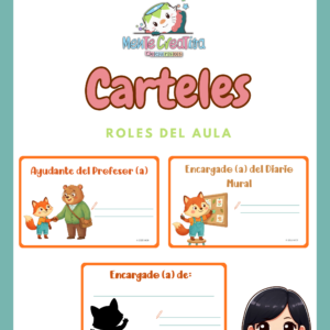 ROLES DEL AULA – ORGANIZACIÓN VISUAL