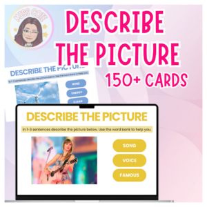(PACK) DESCRIBE THE PICTURE | Writing & Speaking Cards