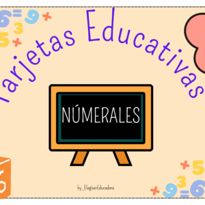TARJETAS EDUCATIVAS- NÚMERALES