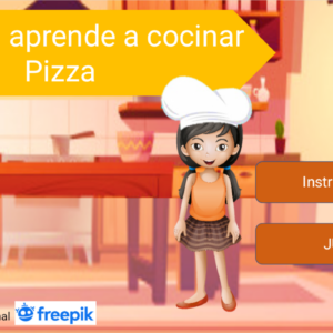 Valentina aprende a cocinar pizza