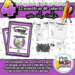 Actividades para el libro "El monstruo de colores va al cole".