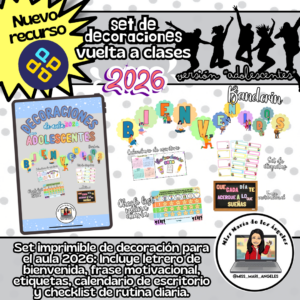 Decoración 2026 “adolescentes”